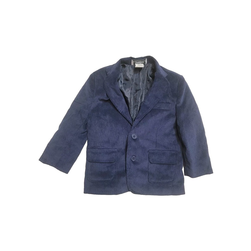 Gabriel Vintage Boys Blazer  4 T Navy Blue Curdoroy